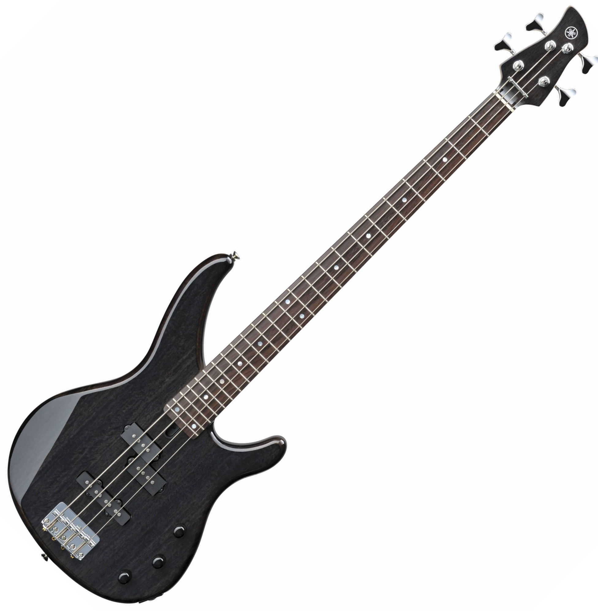 Yamaha TRBX174EW Translucent Black Solid Body Electric Bass Black